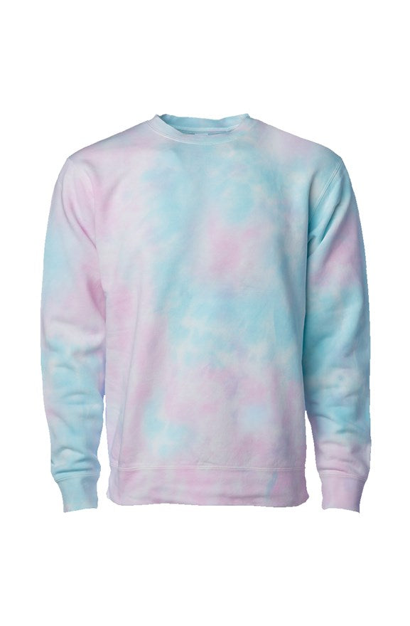 Tie dye Cotton Candy Crew Neck Sweatshirt