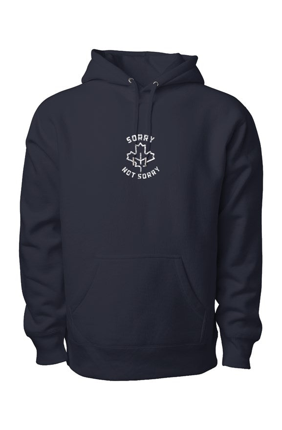 Sorry Not Sorry Heavyweight Cross Grain Hoodie