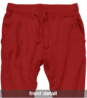 Unisex Streetwear Joggers - Red