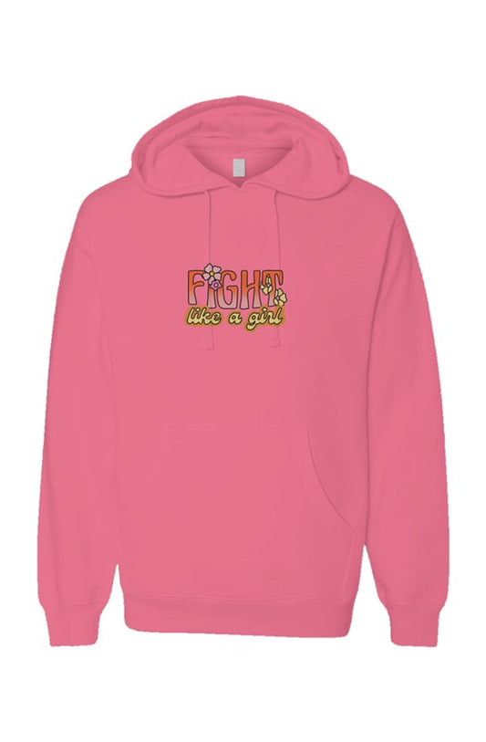 Fight like a Girl - Neon Pullover Hoodies